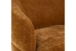 Clearance Fauteuil - mosterd Safari | 95898 David Ronde Fauteuils