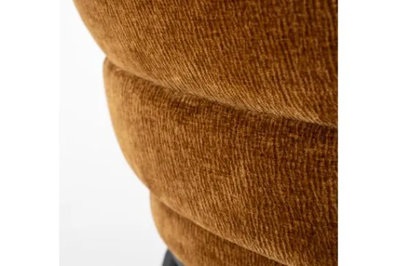 Clearance Fauteuil - mosterd Safari | 95898 David Ronde Fauteuils