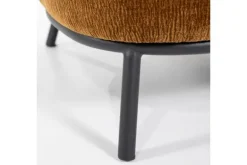 Clearance Fauteuil - mosterd Safari | 95898 David Ronde Fauteuils