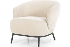 Hot Fauteuil - taupe Safari | 95897 David Ronde Fauteuils