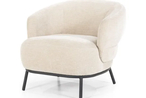 Hot Fauteuil - taupe Safari | 95897 David Ronde Fauteuils
