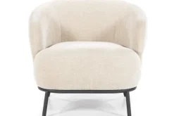 Hot Fauteuil - taupe Safari | 95897 David Ronde Fauteuils