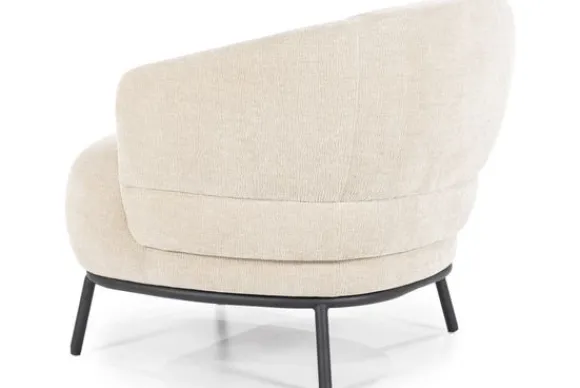 Hot Fauteuil - taupe Safari | 95897 David Ronde Fauteuils