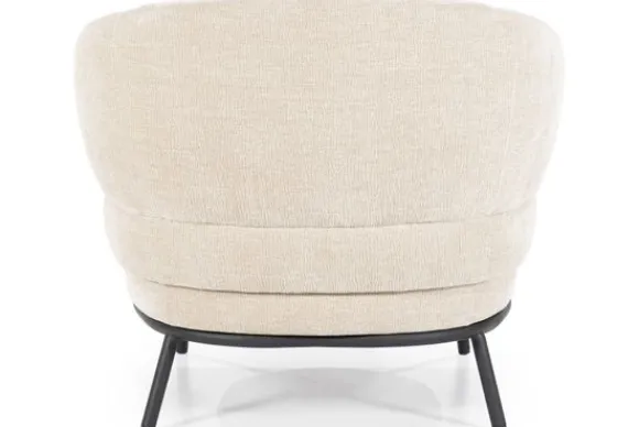 Hot Fauteuil - taupe Safari | 95897 David Ronde Fauteuils