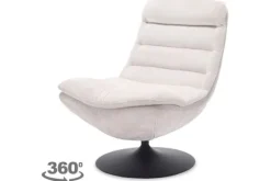 Hot Fauteuil Almond White Marano Draaifauteuils