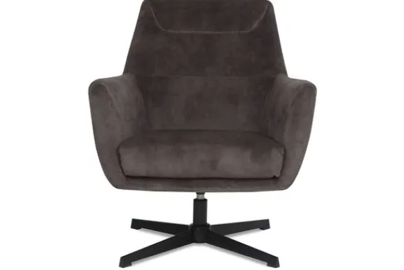 Clearance Fauteuil Antraciet CM-55.000 Toby Draaifauteuils