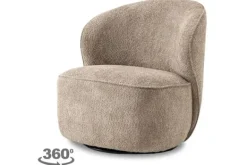 Sale Fauteuil Beige Belvi Draaifauteuils