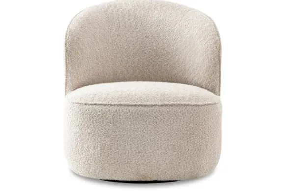 Best Fauteuil Cream Belvi Draaifauteuils