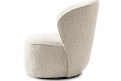 Best Fauteuil Cream Belvi Draaifauteuils