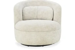 Hot Fauteuil Cream Britt Draaifauteuils