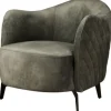 Clearance Fauteuil Dark Green Bondo Ronde Fauteuils