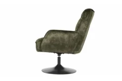 Sale Fauteuil Dark Green Tropea Draaifauteuils