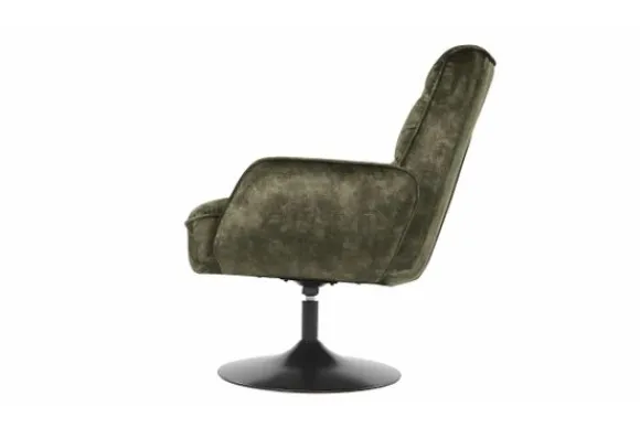 Sale Fauteuil Dark Green Tropea Draaifauteuils