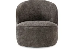 Outlet Fauteuil Dark Grey Belvi Draaifauteuils