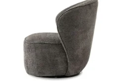 Outlet Fauteuil Dark Grey Belvi Draaifauteuils
