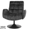 Online Fauteuil Dark Grey Tropea Draaifauteuils