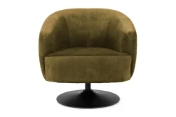 Fauteuil Green Barga Ronde Fauteuils|Draaifauteuils