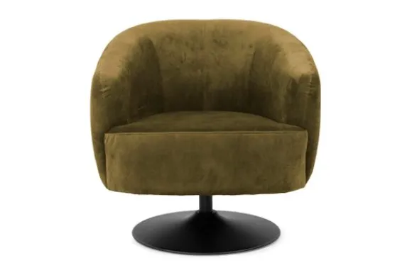 Fauteuil Green Barga Ronde Fauteuils|Draaifauteuils