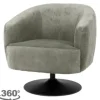 Online Fauteuil Grey Barga Ronde Fauteuils|Draaifauteuils
