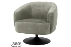 Online Fauteuil Grey Barga Ronde Fauteuils|Draaifauteuils