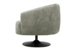 Online Fauteuil Grey Barga Ronde Fauteuils|Draaifauteuils