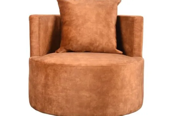 Outlet Fauteuil Ocher FU-88.002 Evy Ronde Fauteuils