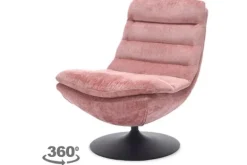 Best Fauteuil Peachy Pink Marano Draaifauteuils