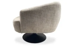 Clearance Fauteuil White-Grey Barga Draaifauteuils
