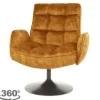 Discount Fauteuil Yellow Tropea Draaifauteuils
