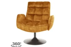 Discount Fauteuil Yellow Tropea Draaifauteuils