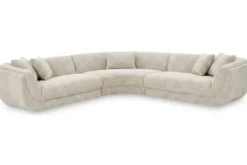 Outlet Hoekbank 215516 Natural Chunky Gianelle Ronde Banken|Hoekbanken