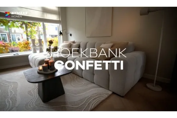 New Hoekbank Confetti Ronde Banken|Elementen Banken