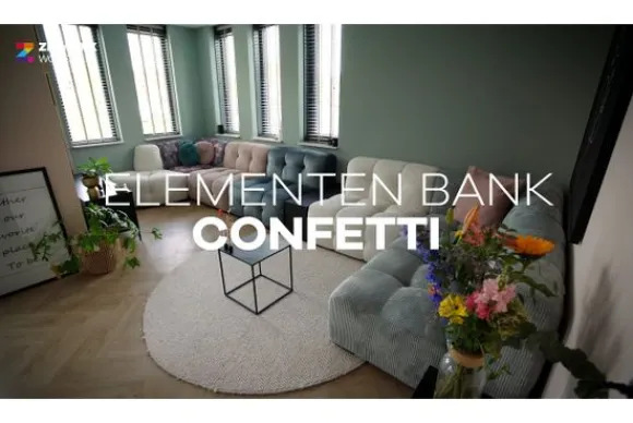 New Hoekbank Confetti Elementen Banken|Ronde Banken