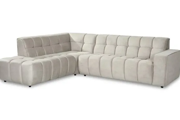 Outlet Hoekbank Naturel Cosmo GA-80.232 Valentino Loungebanken|Hoekbanken