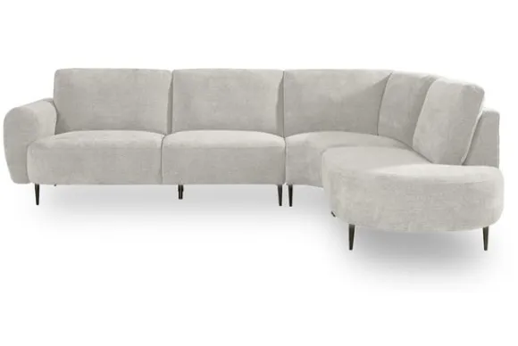 Online Hoekbank Naturel Elite GA-80.156 Milano Ronde Banken|Loungebanken