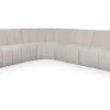 Outlet Hoekbank Naturel Elite GA-80.017 Vitoro Ronde Banken|Loungebanken