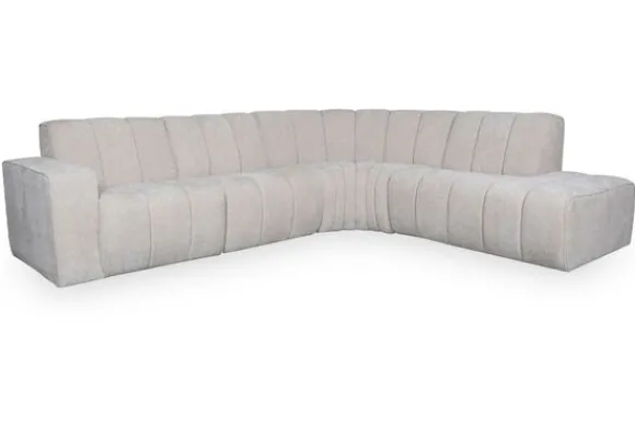Hoekbank Naturel Elite GA-80.016 Vitoro Ronde Banken|Loungebanken