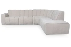Hoekbank Naturel Elite GA-80.016 Vitoro Ronde Banken|Loungebanken