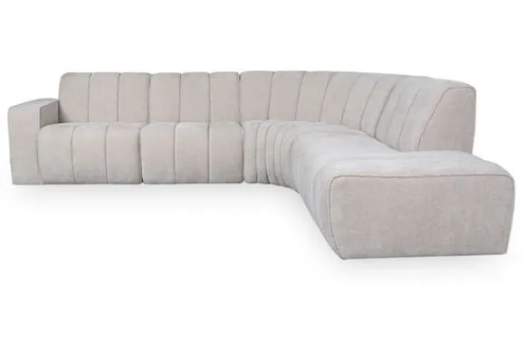 Hoekbank Naturel Elite GA-80.016 Vitoro Ronde Banken|Loungebanken