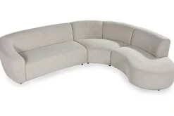 Sale Hoekbank Naturel GA-80.221 Florence Ronde Banken|Loungebanken