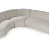 Hot Hoekbank Naturel GA-80.219 Florence Ronde Banken|Loungebanken
