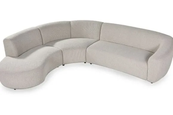 Hot Hoekbank Naturel GA-80.219 Florence Ronde Banken|Loungebanken