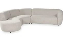 Hot Hoekbank Naturel GA-80.219 Florence Ronde Banken|Loungebanken