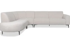 Discount Hoekbank Naturel GA-80.217 Mauro Ronde Banken|Loungebanken