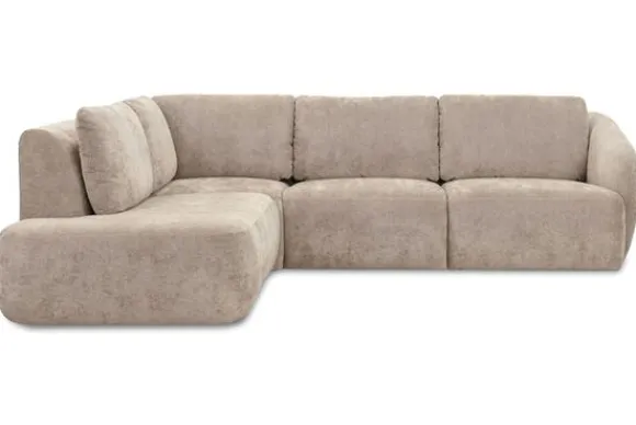 Hot Hoekbank Naturel MB-67.049 Matteo Ronde Banken|Loungebanken
