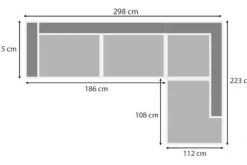Clearance Hoekbank stof Perfect Harmony 02 Mia Loungebanken|Hoekbanken