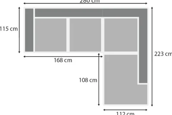 Sale Hoekbank stof Sino 102 Mia Loungebanken|Hoekbanken