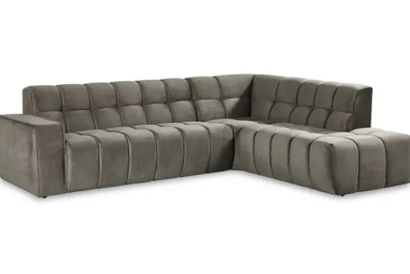 Discount Hoekbank Taupe GA-80.233 Valentino Loungebanken|Hoekbanken