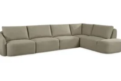 New Hoekbank Taupe Rocca Elementen Banken|Ronde Banken