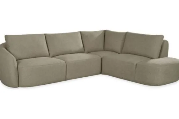Outlet Hoekbank Taupe Rocca Elementen Banken|Ronde Banken